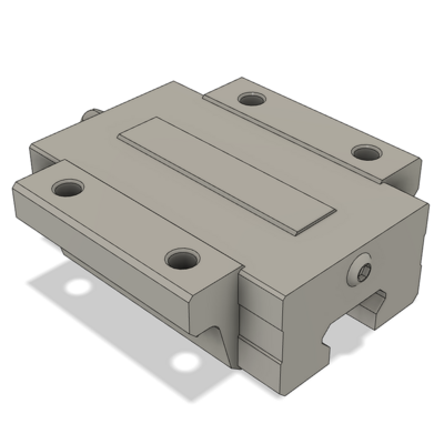 AIRTAC LOW PROFILE RAIL BEARING&lt;br&gt;LSD 15MM SERIES, HIGH ACCURACY WITH LIGHT PRELOAD (B), TOP MOUNTING FLANGE - NORMAL BODY