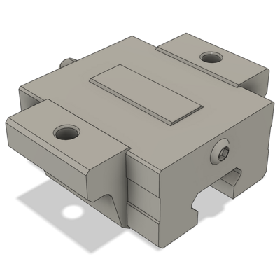 AIRTAC LOW PROFILE RAIL BEARING<br>LSD 15MM SERIES, HIGH ACCURACY WITH LIGHT PRELOAD (B), TOP MOUNTING FLANGE - SHORT BODY