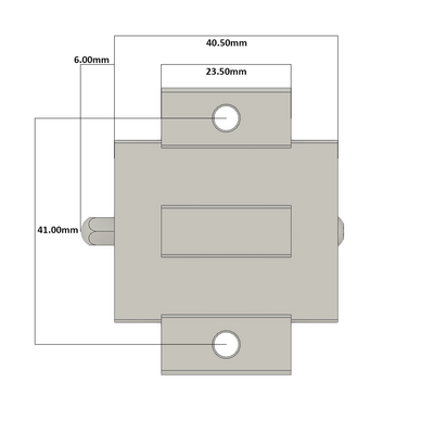 LSD15BK-F1S-H-B-M4 AIRTAC LOW PROFILE RAIL BEARING<br>LSD 15MM SERIES, HIGH ACCURACY WITH LIGHT PRELOAD (B), TOP MOUNTING FLANGE - SHORT BODY