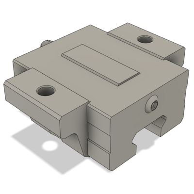 AIRTAC LOW PROFILE RAIL BEARING&lt;br&gt;LSD 15MM SERIES, HIGH ACCURACY WITH LIGHT PRELOAD (B), BOTTOM MOUNTING FLANGE - SHORT BODY