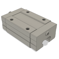 AIRTAC LOW PROFILE RAIL BEARING<br>LSD 15MM SERIES, HIGH ACCURACY WITH LIGHT PRELOAD (B), SQUARE MOUNT - NORMAL BODY