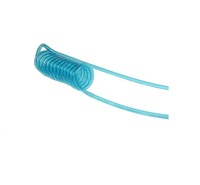 1W-132-27 FREELIN-WADE COIL<BR>PU 1/4" X .159" 8/16" TLS 8' WL CLEAR BLUE