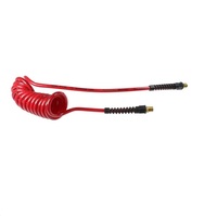 COILHOSE TUBING&lt;BR&gt;PU 12MM X 8MM 25&#39; RED (95A) 1/4&quot; FITTINGS