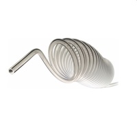 COILHOSE CUSTOM COIL&lt;BR&gt;PU 6MM X 4MM 2&quot; TLS 10&#39; WL CLEAR