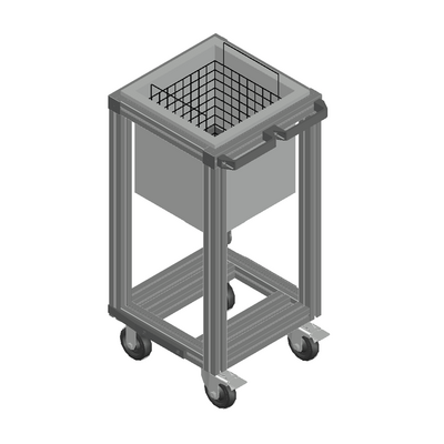 PART CLEANING CART 10659 MODULAR SOLUTION PART CLEANING CART (10659)