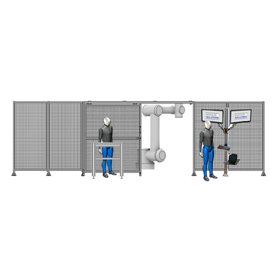 MODULAR SOLUTION SLIDING DOOR FOR GUARDING PANELS