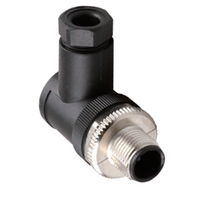ELCO M12 FIELD ATTACHABLE SCREW TERMINAL CONNECTORS 4 PIN MALE ELBOW