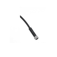 MENCOM CORDSET&lt;BR&gt;3 PIN M8 FEMALE STR 5M PVC BK 24AWG 60VAC/DC