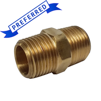 PREF RED HEX NIPPLE TPS