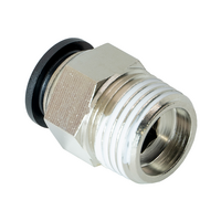 FLOFLEX COMPOSITE PUSH-IN PNEUMATIC FITTING, 12MM TUBE X 1/2&quot; BSPT MALE REDUCER