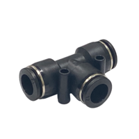 FLOFLEX COMPOSITE PUSH-IN PNEUMATIC FITTING, 12MM TUBE UNION TEE