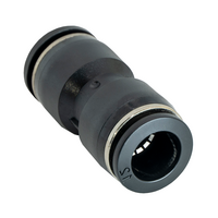 FLOFLEX COMPOSITE PUSH-IN PNEUMATIC FITTING, 1/2&quot; TUBE X 12MM TUBE REDUCING UNION
