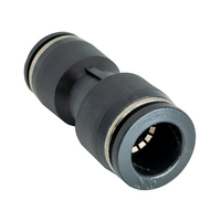 FLOFLEX COMPOSITE PUSH-IN PNEUMATIC FITTING, 12MM TUBE X 8MM TUBE REDUCING UNION