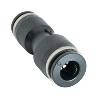 FLOFLEX COMPOSITE PUSH-IN PNEUMATIC FITTING, 6MM TUBE X 4MM TUBE REDUCING UNION