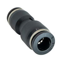 FLOFLEX COMPOSITE PUSH-IN PNEUMATIC FITTING, 8MM TUBE X 6MM TUBE REDUCING UNION