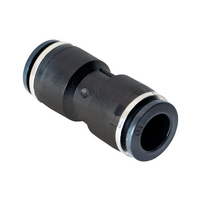 PU10 FLOFLEX FLOFLEX COMPOSITE PUSH-IN PNEUMATIC FITTING, 10MM TUBE UNION