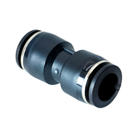 PU12 FLOFLEX FLOFLEX COMPOSITE PUSH-IN PNEUMATIC FITTING, 12MM TUBE UNION