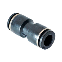 PU3/8 FLOFLEX FLOFLEX COMPOSITE PUSH-IN PNEUMATIC FITTING, 3/8" TUBE UNION
