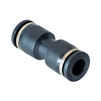 PU6 FLOFLEX FLOFLEX COMPOSITE PUSH-IN PNEUMATIC FITTING, 6MM TUBE UNION