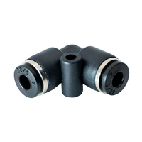 FLOFLEX COMPOSITE PUSH-IN PNEUMATIC FITTING, 5/32&quot; TUBE UNION 90 DEGREE ELBOW
