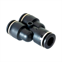 FLOFLEX COMPOSITE PUSH-IN PNEUMATIC FITTING, 3/8&quot; TUBE UNION &quot;Y&quot;