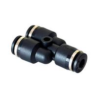 FLOFLEX COMPOSITE PUSH-IN PNEUMATIC FITTING, 4MM TUBE UNION &quot;Y&quot;