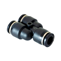 FLOFLEX COMPOSITE PUSH-IN PNEUMATIC FITTING, 5/16&quot; TUBE UNION &quot;Y&quot;