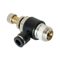 JSC1/4-3/8NPT FLOFLEX FLOFLEX COMPOSITE FLOW CONTROL, 1/4" TUBE X 3/8" NPT MALE REDUCER METER OUT - KNOB ADJUSTMENT