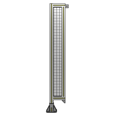 SINGLE PANEL-LEG ON LEFT WITH TIE PLATES AND ANGLE 1400MM X 200MM  1&quot; MESH, AS A KIT