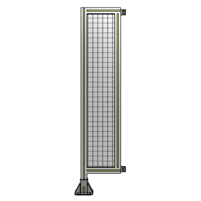 SINGLE PANEL-LEG ON LEFT WITH HINGES 1400MM X 300MM  1&quot; MESH, FULLY ASSEMBLED