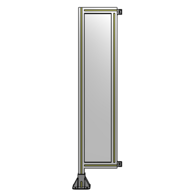 SINGLE PANEL-LEG ON LEFT WITH HINGES 1400MM X 300MM  1/4&quot; POLYCARBONATE, AS A KIT