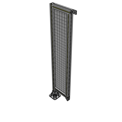 A1-1400-0300-0150-TYMFK SINGLE PANEL-LEG ON LEFT WITH TIE PLATES AND ANGLE 1400MM X 300MM  1" MESH, AS A KIT