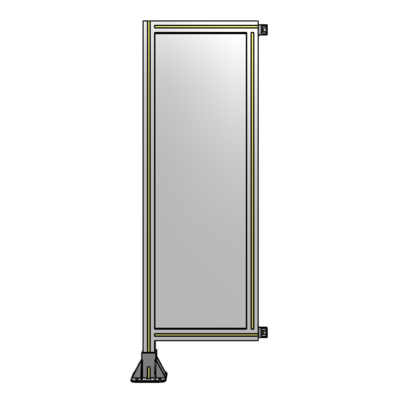 SINGLE PANEL-LEG ON LEFT WITH HINGES 1400MM X 450MM  1/4&quot; POLYCARBONATE, AS A KIT