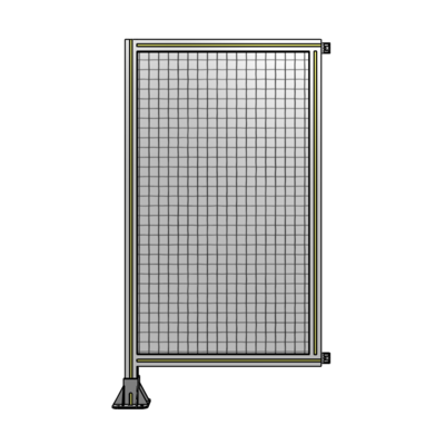 SINGLE PANEL-LEG ON LEFT WITH HINGES 1400MM X 750MM  1&quot; MESH, AS A KIT