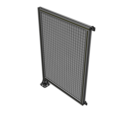 A1-1400-0900-0150-HYMFA SINGLE PANEL-LEG ON LEFT WITH HINGES 1400MM X 900MM 1" MESH, FULLY ASSEMBLED