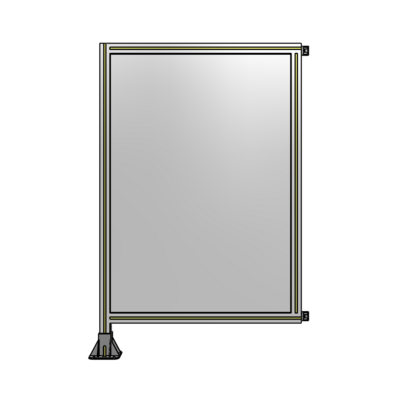 SINGLE PANEL-LEG ON LEFT WITH HINGES 1400MM X 900MM  1/4&quot; POLYCARBONATE, AS A KIT