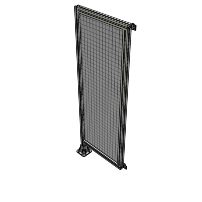 A1-1700-0600-0150-HYMFK SINGLE PANEL-LEG ON LEFT WITH HINGES 1700MM X 600MM  1" MESH, AS A KIT