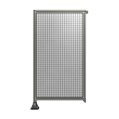 SINGLE PANEL-LEG ON LEFT WITH TIE PLATES AND ANGLE 1700MM X 900MM  1&quot; MESH, FULLY ASSEMBLED