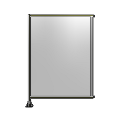 SINGLE PANEL-LEG ON LEFT WITH HINGES 1700MM X 1200MM  1/4&quot; POLYCARBONATE, AS A KIT