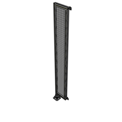 A1-2135-0300-0150-HYMFK SINGLE PANEL-LEG ON LEFT WITH HINGES 2135MM X 300MM 1" MESH, AS A KIT