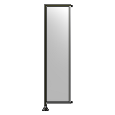 SINGLE PANEL-LEG ON LEFT WITH HINGES 2400MM X 600MM  1/4&quot; POLYCARBONATE, AS A KIT