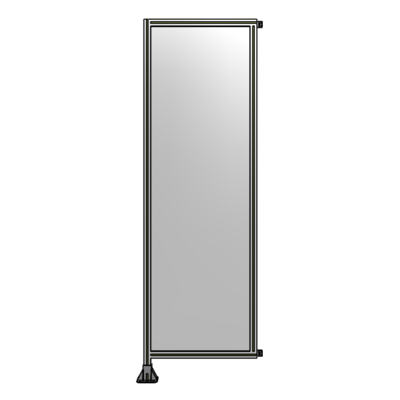 SINGLE PANEL-LEG ON LEFT WITH HINGES 2400MM X 750MM  1/4&quot; POLYCARBONATE, AS A KIT