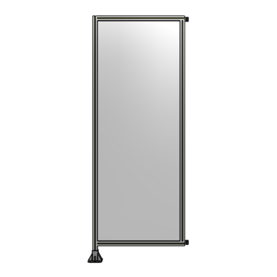 SINGLE PANEL-LEG ON LEFT WITH HINGES 2400MM X 900MM  1/4&quot; POLYCARBONATE, AS A KIT