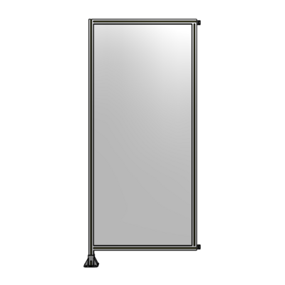 SINGLE PANEL-LEG ON LEFT WITH HINGES 2400MM X 1050MM  1/4&quot; POLYCARBONATE, AS A KIT