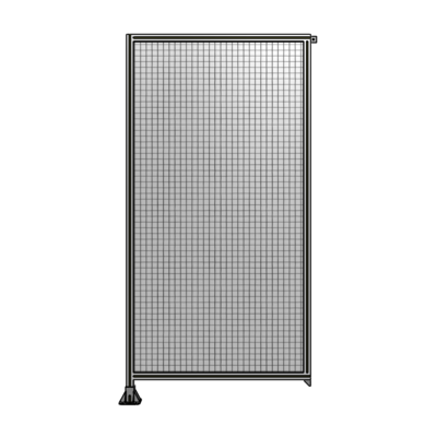 SINGLE PANEL-LEG ON LEFT WITH TIE PLATES AND ANGLE 2400MM X 1200MM  1&quot; MESH, AS A KIT