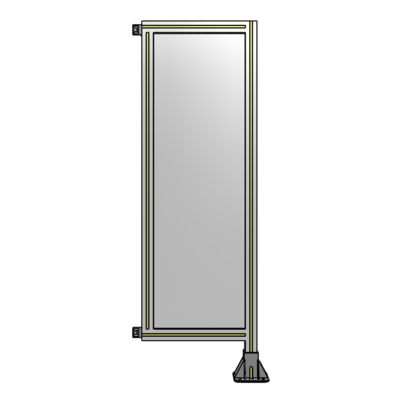 SINGLE PANEL-LEG ON RIGHT WITH HINGES 1400MM X 450MM  1/4&quot; POLYCARBONATE, AS A KIT