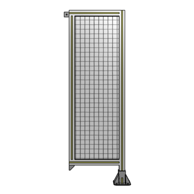 SINGLE PANEL-LEG ON RIGHT WITH TIE PLATES AND ANGLE 1400MM X 450MM  1&quot; MESH, FULLY ASSEMBLED