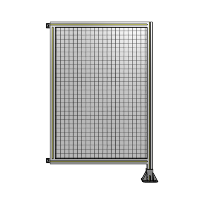 SINGLE PANEL-LEG ON RIGHT WITH HINGES 1400MM X 900MM  1&quot; MESH, FULLY ASSEMBLED