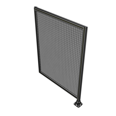 A2-1700-1200-0150-HYMFA SINGLE PANEL-LEG ON RIGHT WITH HINGES 1700MM X 1200MM 1" MESH, FULLY ASSEMBLED