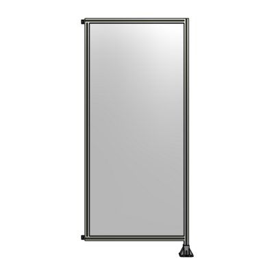 SINGLE PANEL-LEG ON RIGHT WITH HINGES 2400MM X 1050MM  1/4&quot; POLYCARBONATE, AS A KIT